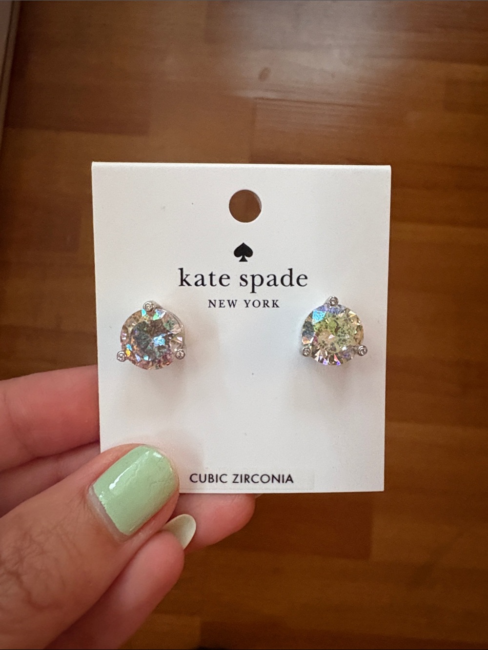 Kate Spade Rise And Shine Iridescent Stud Earrings